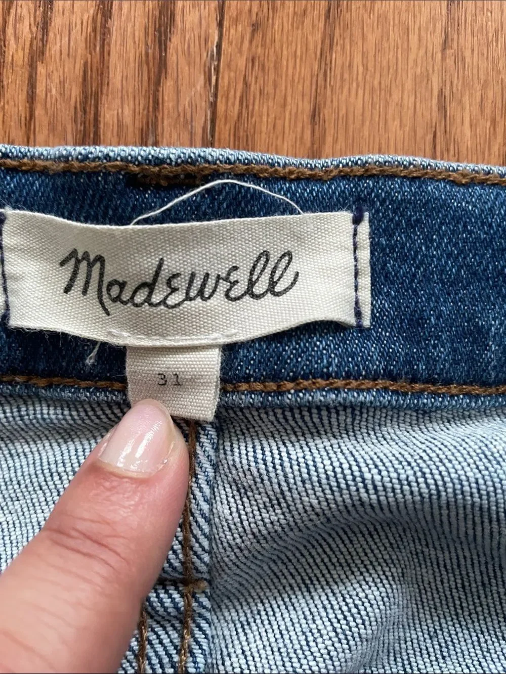 Madewell Maternity Skinny Medium Wash Jean Women’s Sz 31